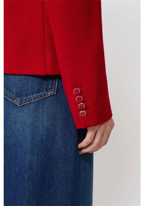 Giacca monopetto in jersey piquet MAX MARA Studio | 2616911021600002